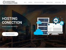 Tablet Screenshot of hostingconection.com